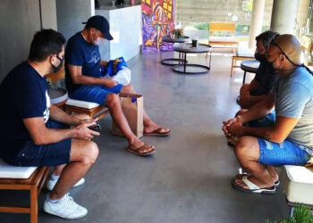 LA PEÑA DE BOCA TUVO SU ENCUENTRO CON RUSSO