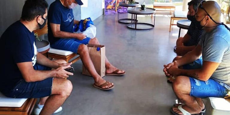 LA PEÑA DE BOCA TUVO SU ENCUENTRO CON RUSSO