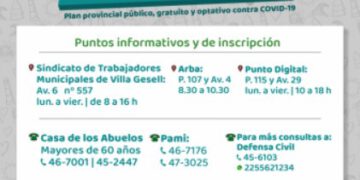 CAMPAÑA DE INSCRIPCIÓN AL PLAN DE VACUNACIÓN CONTRA COVID-19