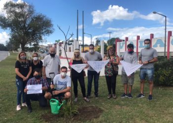 LA ONG PENSADO VILLA GESELL PLANTÓ MEMORIA