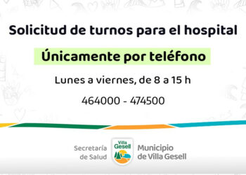 LÍNEAS TELEFÓNICAS PARA SOLICITAR TURNOS EN EL HOSPITAL