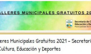 SE ABRE LA INSCRIPCIÓN A LOS TALLERES CULTURALES DE MANERA VIRTUAL