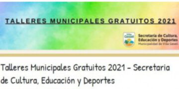 SE ABRE LA INSCRIPCIÓN A LOS TALLERES CULTURALES DE MANERA VIRTUAL