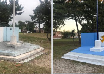 PENSANDO VILLA GESELL REACONDICIONÓ LA PLAZA MALVINAS