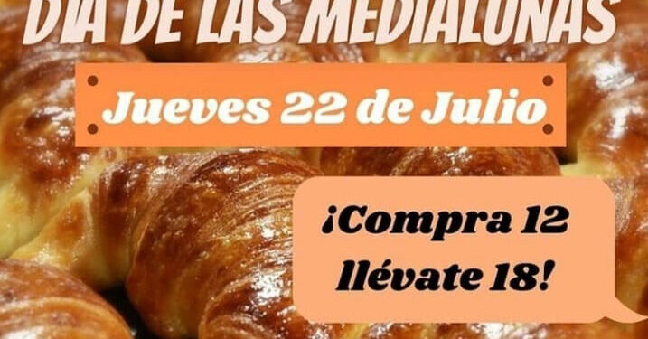 HOY, JUEVES 22, ES EL DÍA DE LAS MEDIALUNAS!