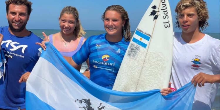VERA JARISZ CAMPEONA SUDAMERICANA JUVENIL DE SURF DIVISIÓN SUB-16