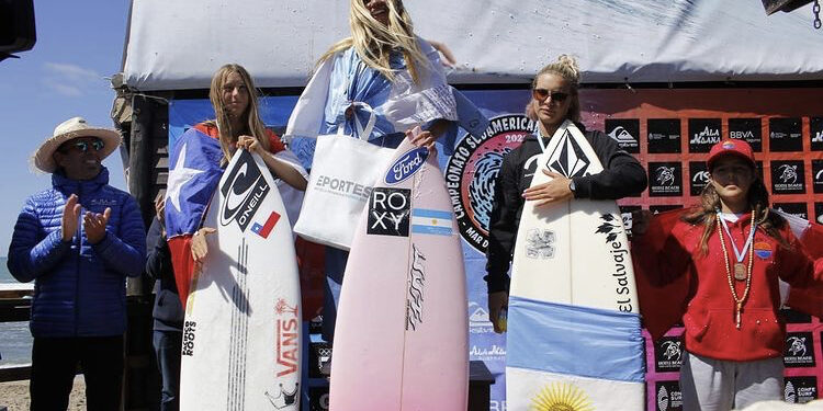 VERA JARISZ AL PODIO SUDAMERICANO JUVENIL