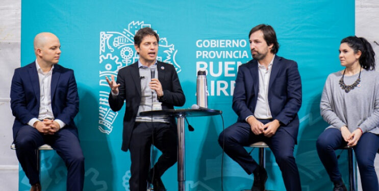 El intendente Barrera firmó el convenio con la presencia de Kiciloff y Kreplak