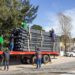 Llegaron materiales para la red de agua potable