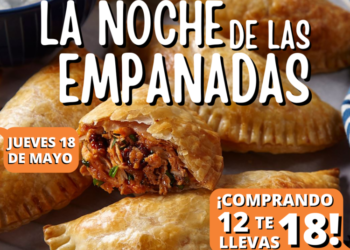 HOY JUEVES 18 es la Noche de las Empanadas
