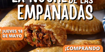 HOY JUEVES 18 es la Noche de las Empanadas