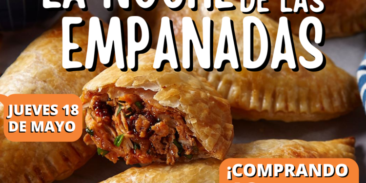 HOY JUEVES 18 es la Noche de las Empanadas