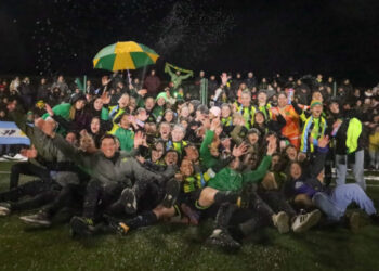 3 geselinas campeonas con Aldosivi