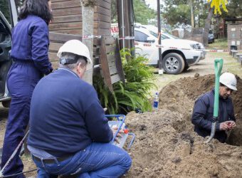 Nuevas conexiones de gas en Mar Azul