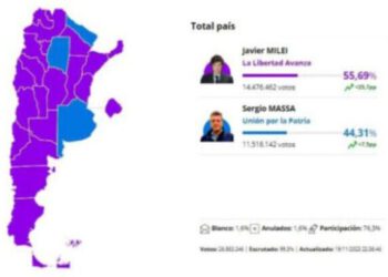 Javier Milei, presidente de la Argentina