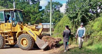 DENGUE:  limpieza y descacharreo en Paseo 100