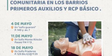 Jornada de salud comunitaria en barrios: RCP y primeros auxilios