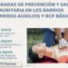 Jornada de salud comunitaria en barrios: RCP y primeros auxilios