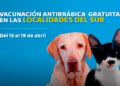 Jornadas de vacunación antirrábica en el Sur