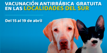 Jornadas de vacunación antirrábica en el Sur
