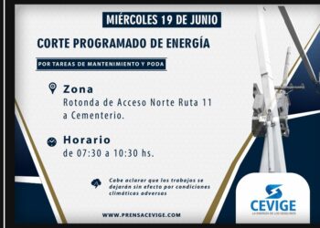 Miércoles 19 Corte de Energía