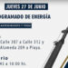 Corte de Energía jueves 27 de junio