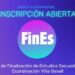 Inscripciones abiertas para el Plan Fines