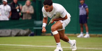 Luli Darderi ganó su primer partido en Wimbledon