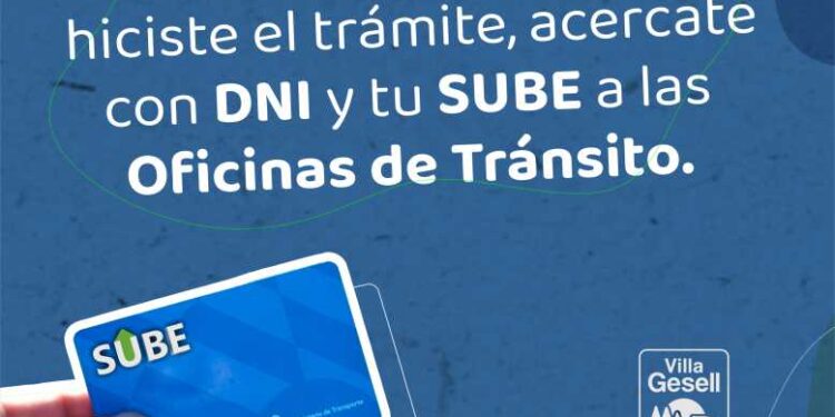 “SUBE”: la oficina móvil anuncia su cronograma en Villa Gesell y Mar Azul