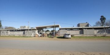 CANCHA DE HOCKEY: AVANZA LA CONSTRUCCIÓN DEL EDIFICIO