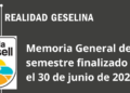 Memoria General del  semestre finalizado  el 30 de junio de 2024