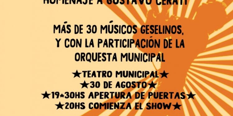 “GRACIAS POR VENIR” homenaje a Gustavo Cerati