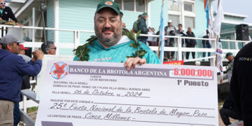 Un pescador de Buenos Aires se llevó «La Brótola»