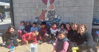 Repudio a la vandalización del mural en la Casa de las Infancias