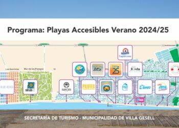 Villa Gesell con «PLAYAS ACCESIBLES»