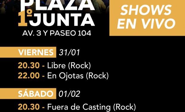 Fin de semana cargado de espectáculos