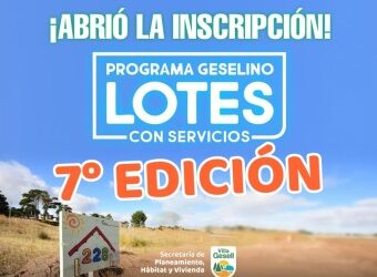 Nuevo sorteo de Lotes con Servicios
