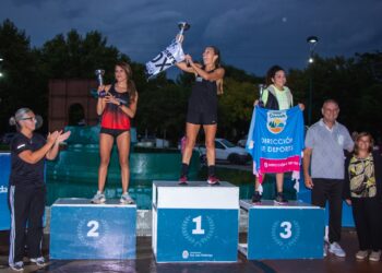 Podio de Alexia de la Iglesia en Madariaga