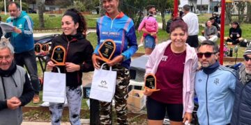 Gauna y Ayala se lucieron en la vuelta del Cross