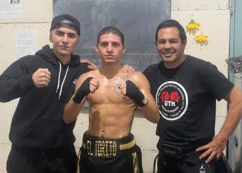 DAMELIO BOXEÓ POR EL TÍTULO MARPLATENSE