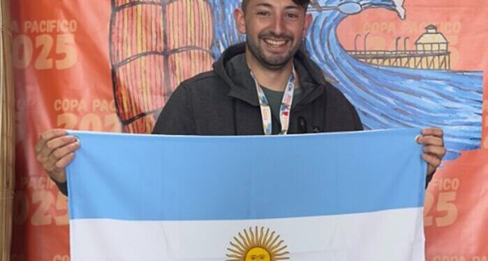 WAVESKI. Santander y Garófalo compitieron en Perú