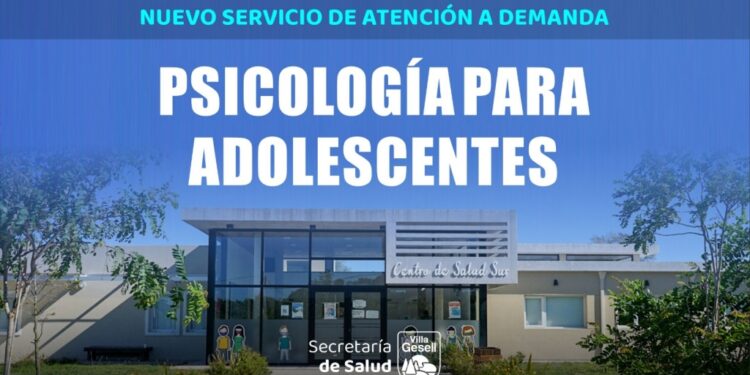 ATENCIÓN A DEMANDA EN LOS CAPS: SE INCORPORA EL SERVICIO DE PSICOLOGÍA PARA ADOLESCENTES