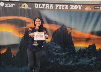 MARINA BASSO CORRIÓ EN EL CHALTÉN