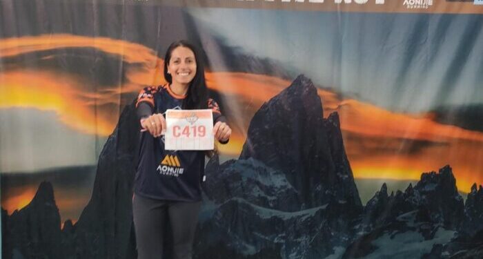 MARINA BASSO CORRIÓ EN EL CHALTÉN