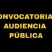 CONVOCATORIA A AUDIENCIA PÚBLICA