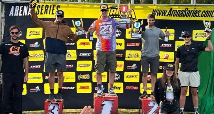 ¡Úlises Magliolo campeón  del Arena Series!