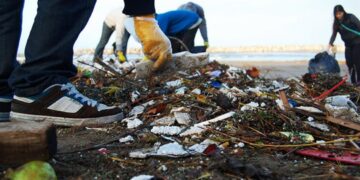 El 78.60% de los residuos en las playas geselinas son plásticos