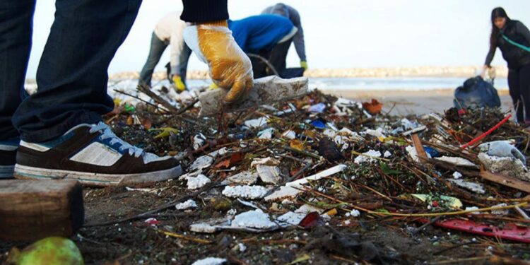 El 78.60% de los residuos en las playas geselinas son plásticos