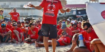Protesta contra el operativo  Seguridad en Playa