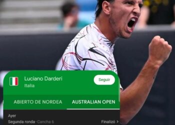 Darderi da el golpe en Melbourne: eliminó a Báez y avanza a tercera ronda